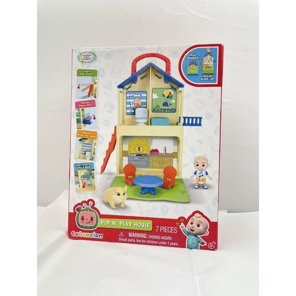 Cocomelon Pop n’ Play House Playset 7pc
